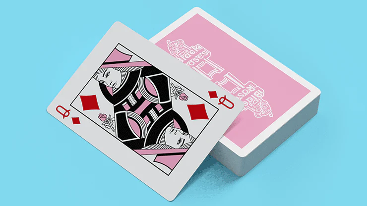 Pink BR Vintage Casino Playing Cards WJPC - Image 4