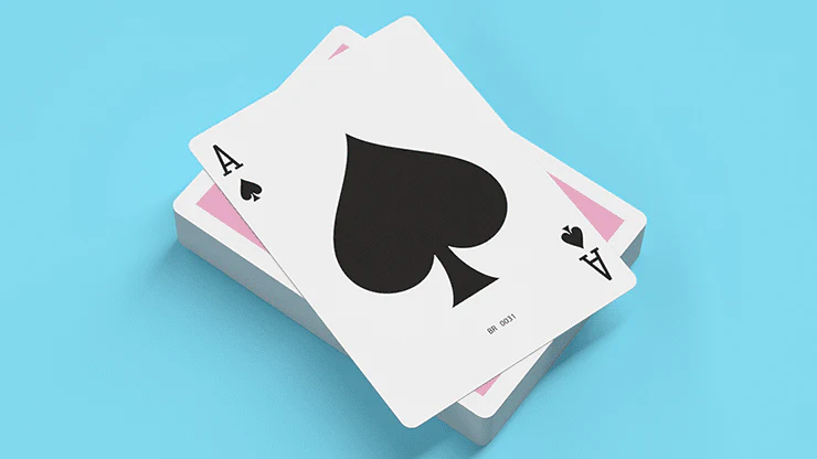 Pink BR Vintage Casino Playing Cards WJPC - Image 5