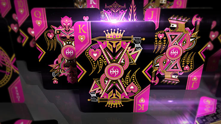 Pink Ruby Lordz Deluxe Playing Cards USPCC - Image 3
