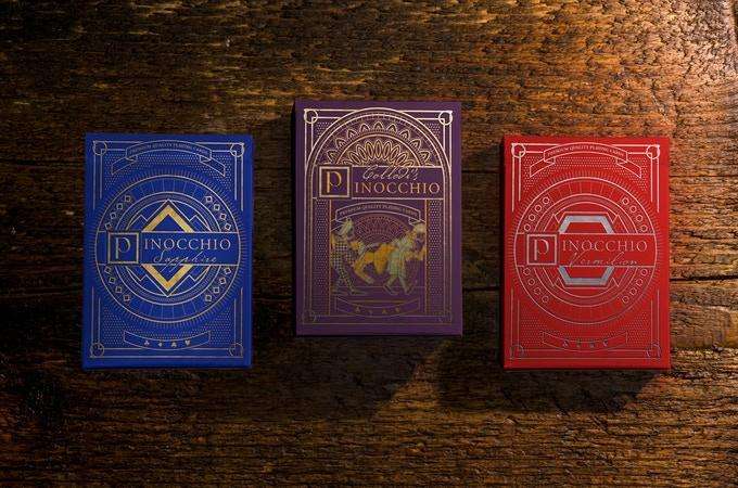 Pinocchio Playing Cards Collodi's 2 Deck Set USPCC - Image 2