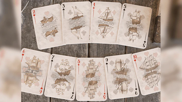 Pirate Brain Vessel Playing Cards USPCC - Image 4