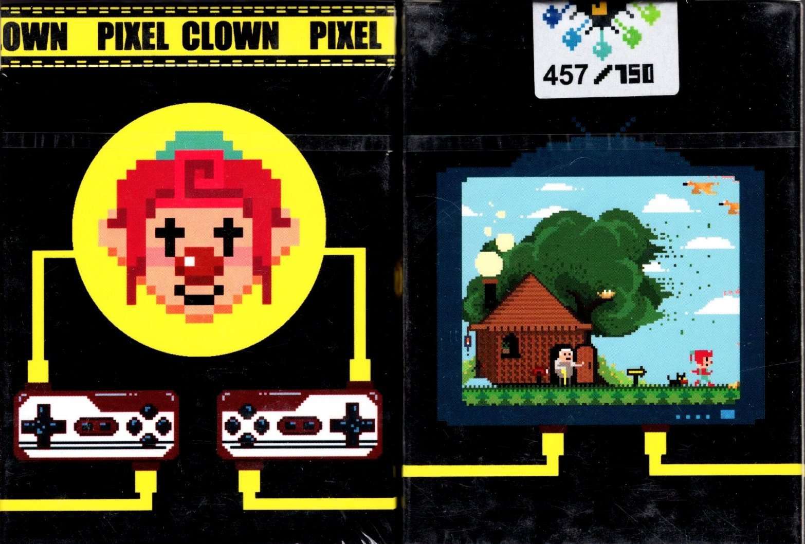 Pixel Clown Playing Cards