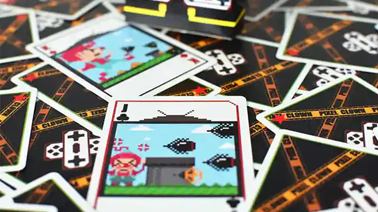 Pixel Clown Playing Cards - Image 2