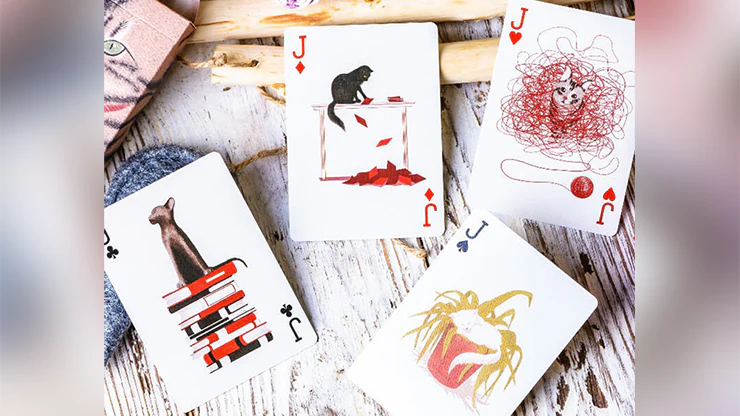 Playful Paws Cat Playing Cards WJPC - Image 3