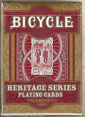 Pneumatic #1 1894 Heritage Series Bicycle Playing Cards - Image 2