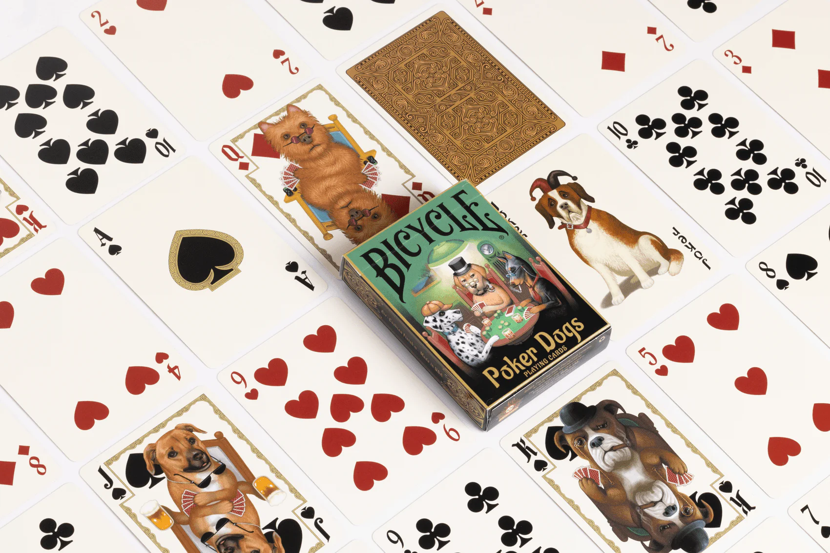 Poker Dogs Bicycle Playing Cards - Image 2