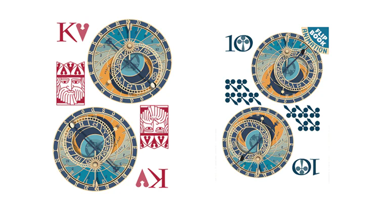 Praha Celestial Clock Playing Cards USPCC - Image 3