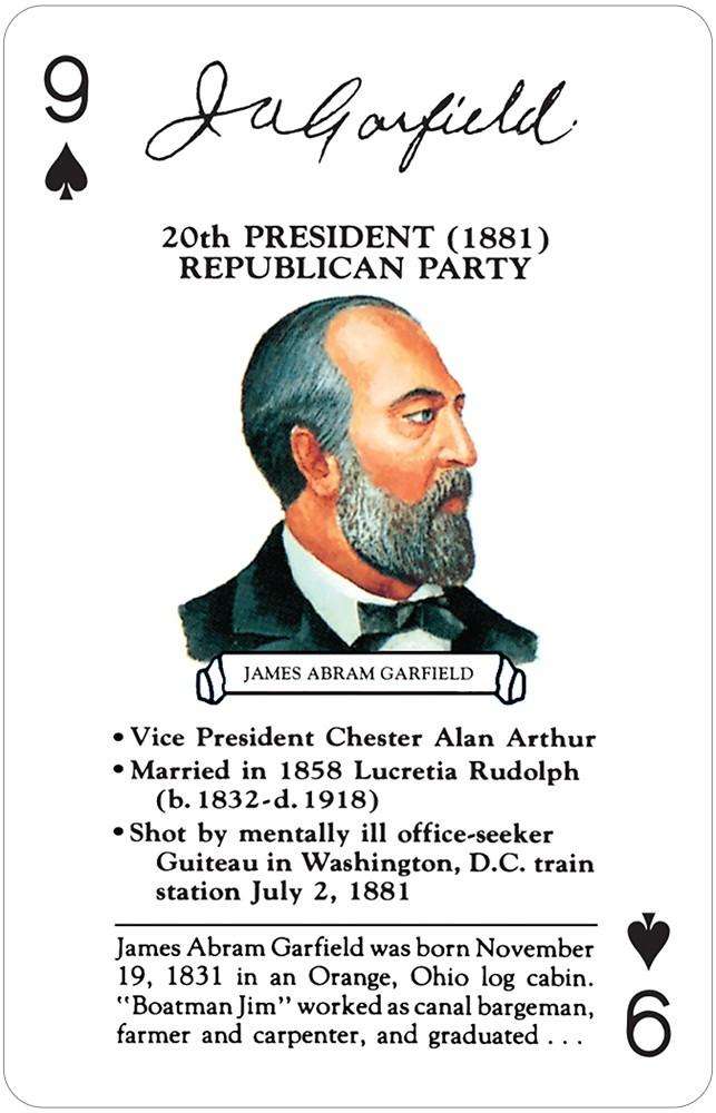 Presidents II Card Game USGS - Image 3