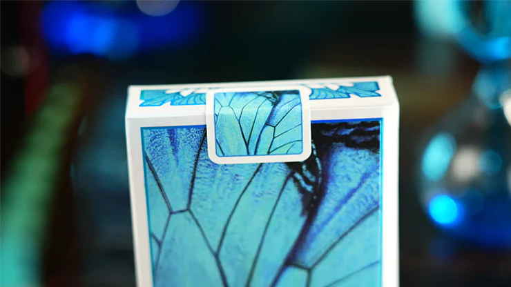 Prism Blue Morpho Playing Cards by TCC Fashion - Image 5