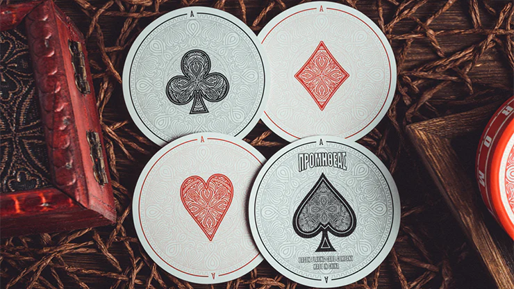 Prometheus Playing Cards Circular Edition Bacon Playing Card Company - Image 4