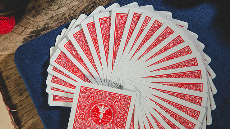 Pure Mark Red Mandolin Back Bicycle Playing Cards - Image 4