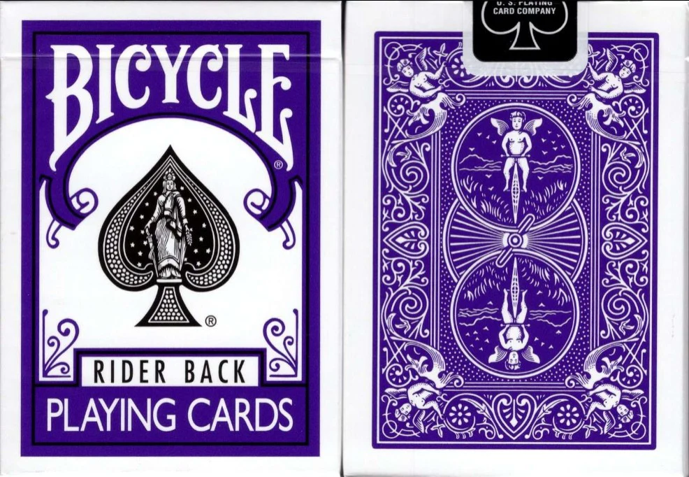 Purple One-Way Forcing Deck - 3 of Spades - Image 4