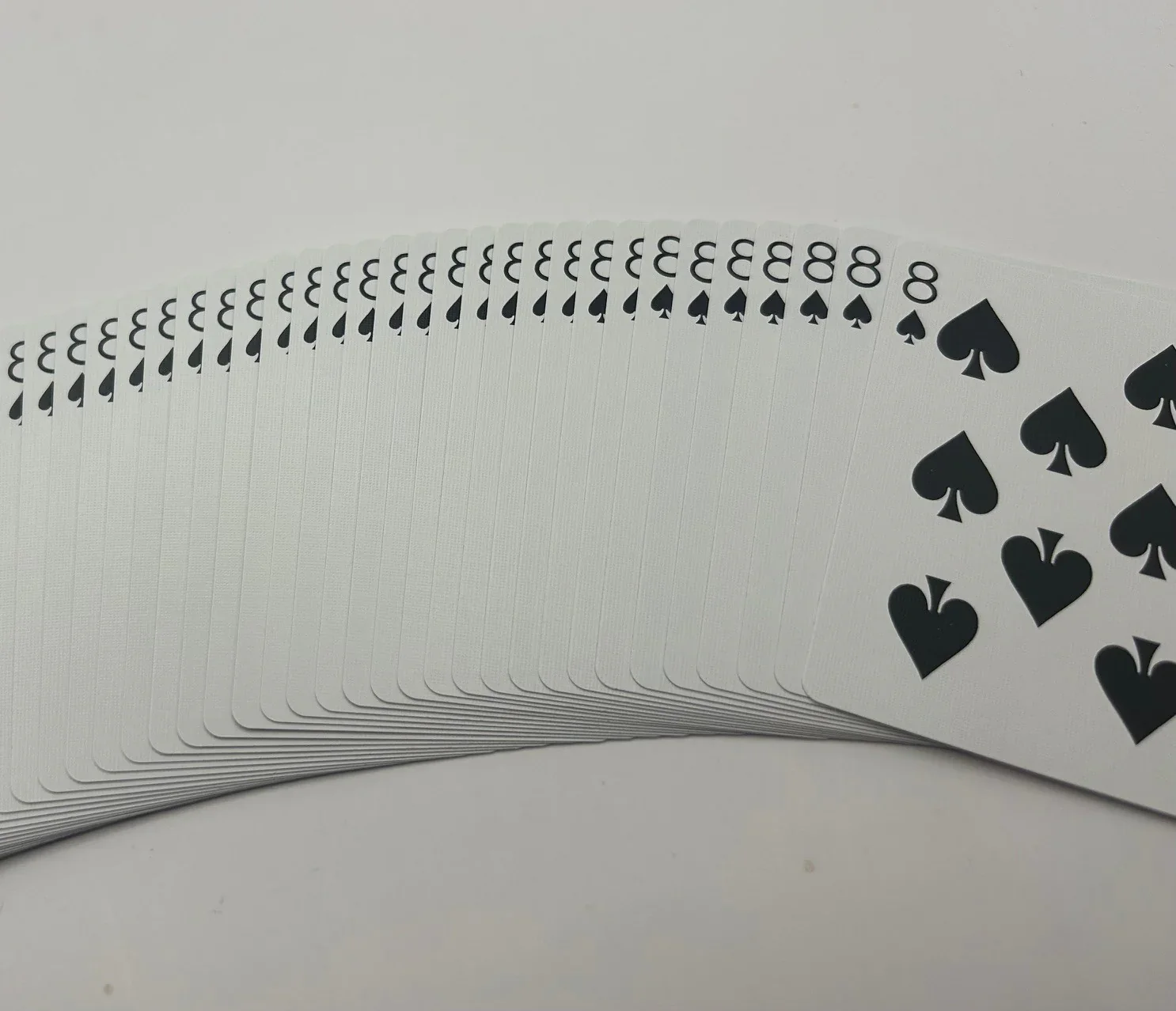 Purple One-Way Forcing Deck - 8 of Spades - Image 2