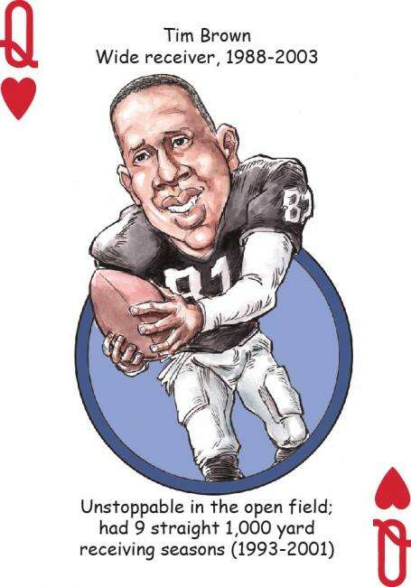 Raider Football Heroes Playing Cards - Image 3