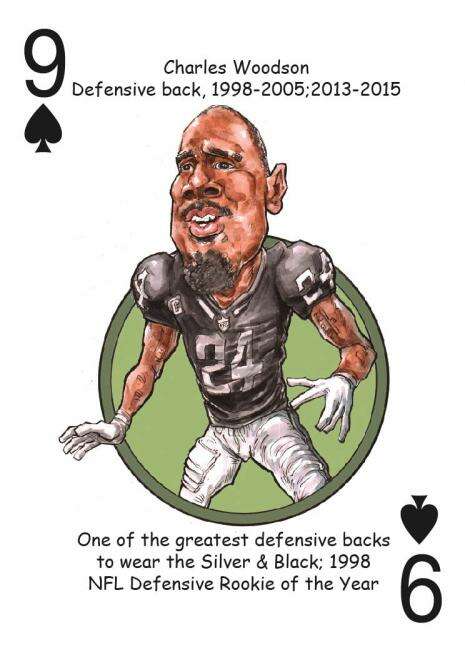 Raider Football Heroes Playing Cards - Image 4