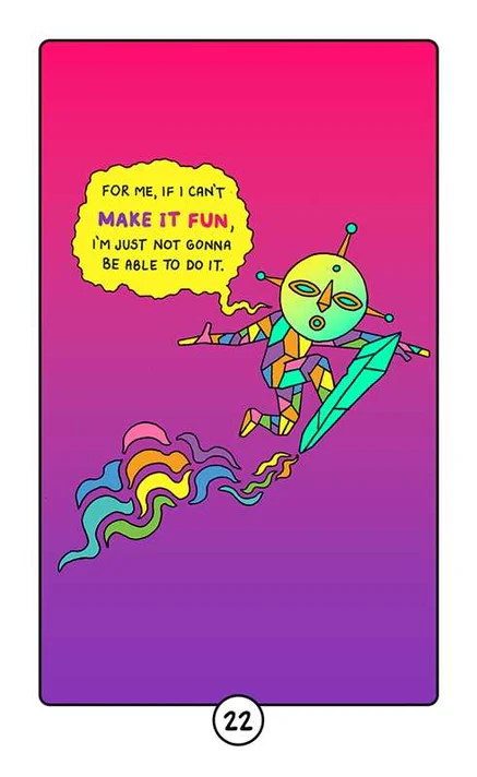 Rainbow Brainskull Oracle Deck by Ramin Nazer - Image 6
