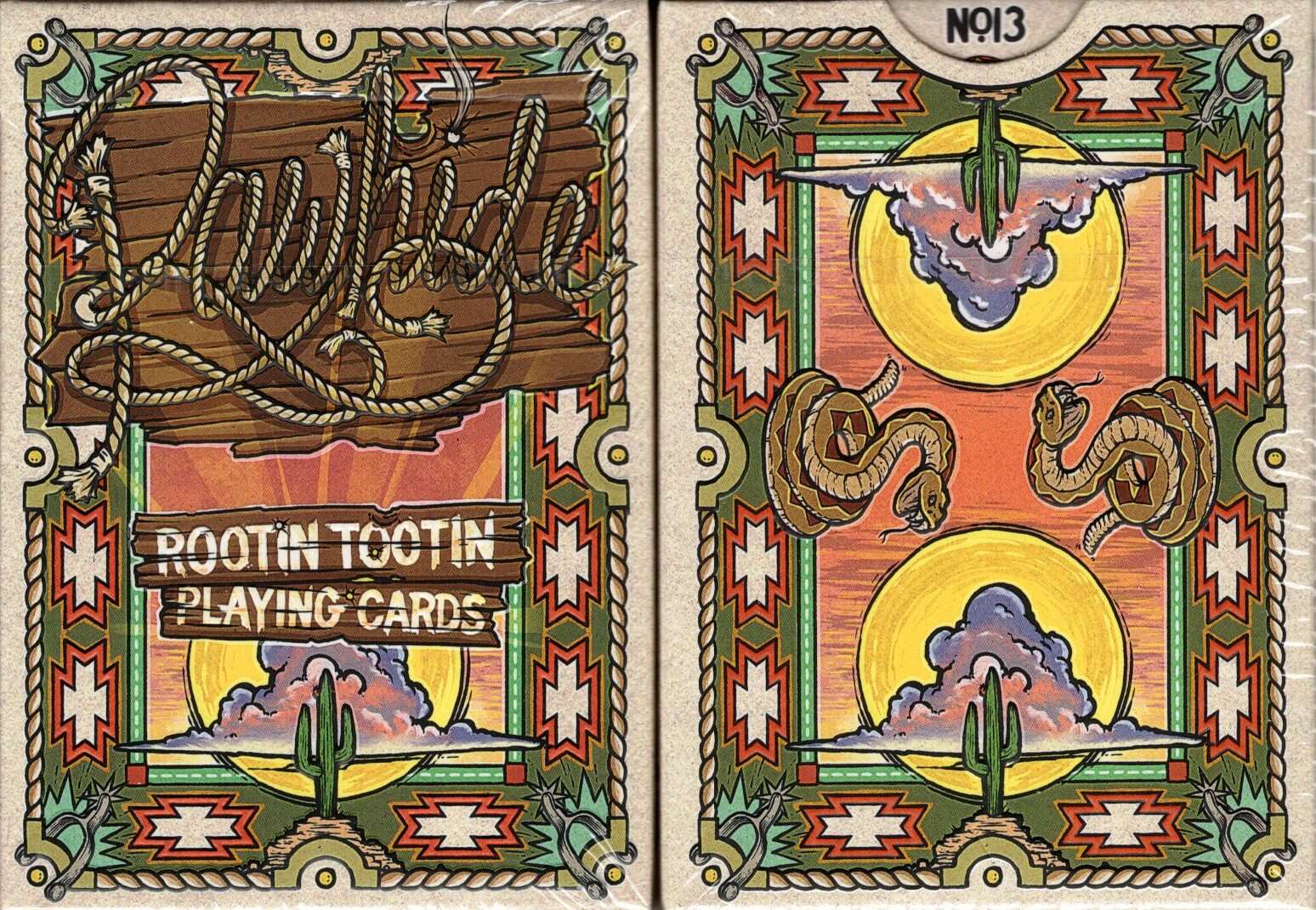 Rawhide Playing Cards