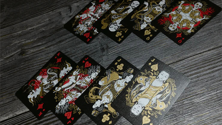 Realms Black Bicycle Playing Cards - Image 2