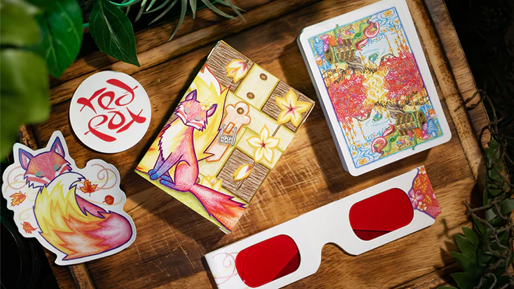 Red Fox Enchanted Puzzle Playing Cards USPCC - Image 5