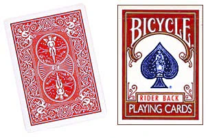 Red One-Way Forcing Deck - 10 of Hearts - Image 2