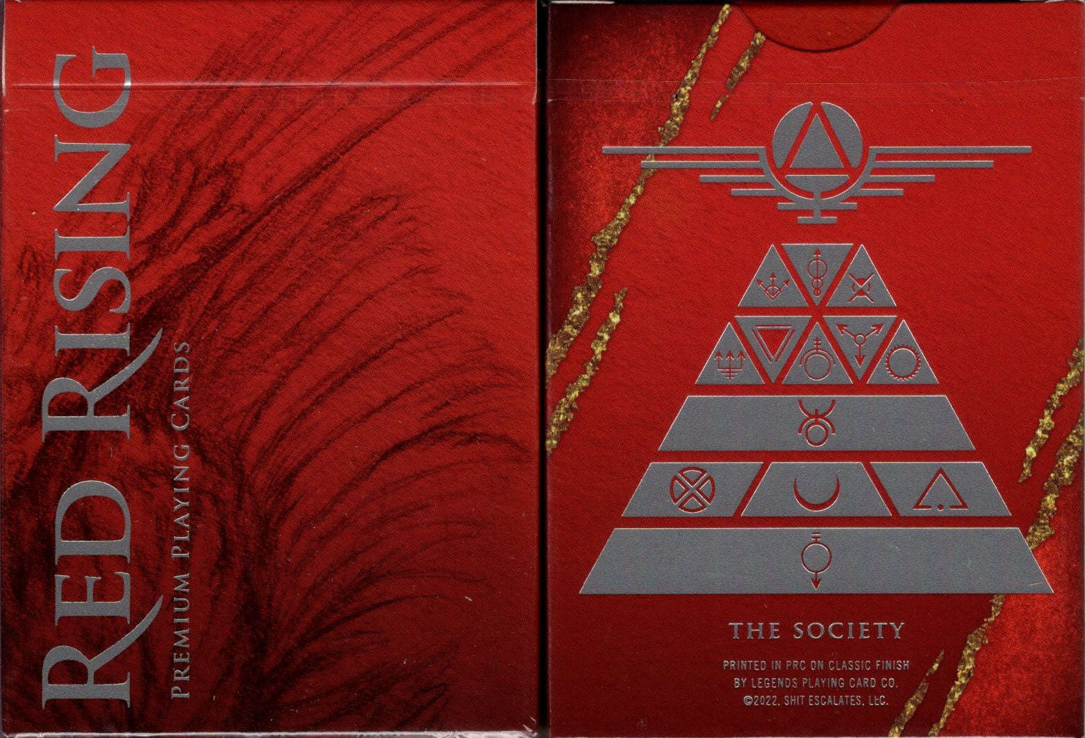 Red Rising Playing Cards LPCC