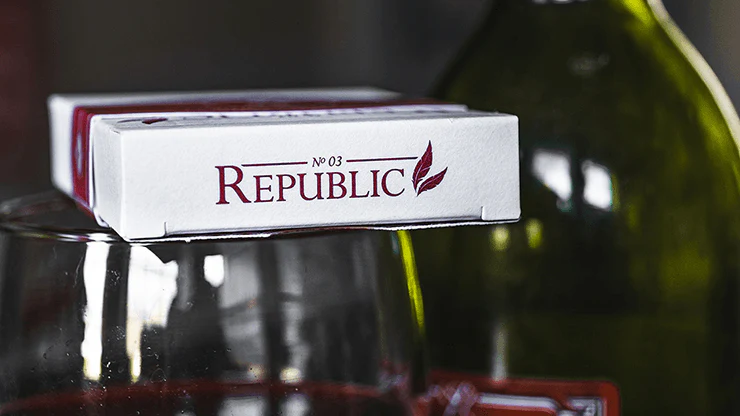 Republic No. 3 Red Velvet Playing Cards Cartamundi - Image 3