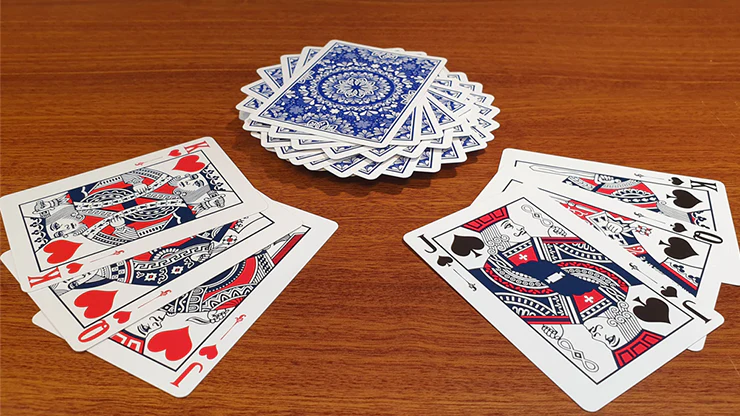 Resilience Blue Marked Playing Cards USPCC - Image 3