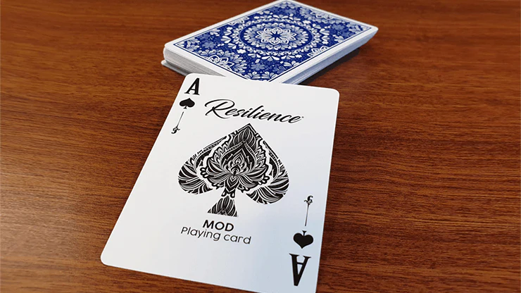 Resilience Blue Marked Playing Cards USPCC - Image 4