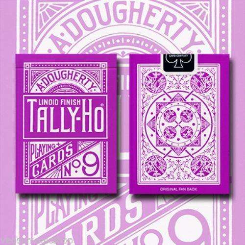 Reverse Fan Back Lavender Tally-Ho Playing Cards - Image 2