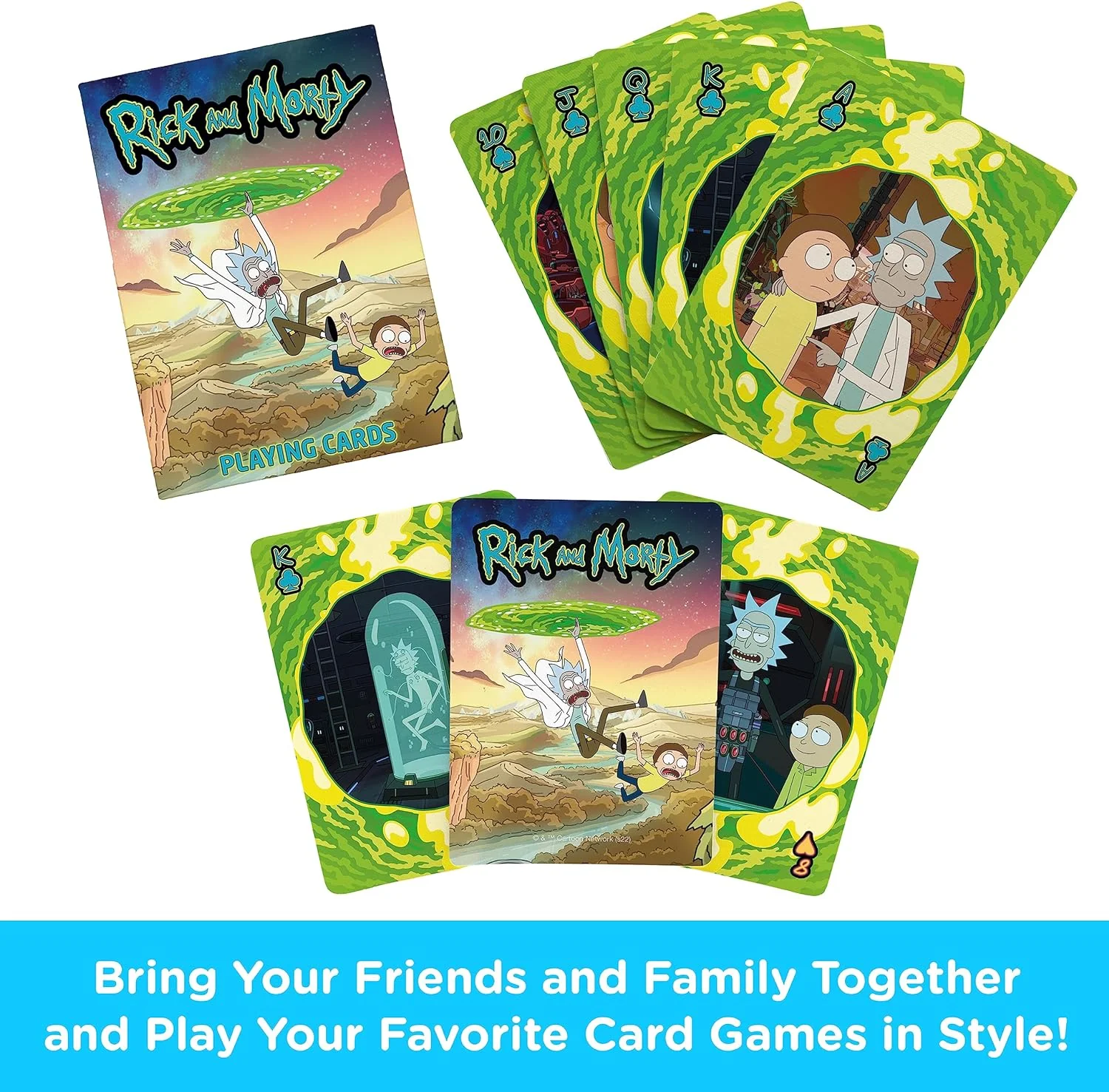 Rick and Morty Official Playing Cards by Aquarius - Image 2