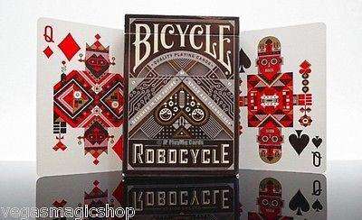 Robocycle Black Bicycle Playing Cards Deck - Image 3