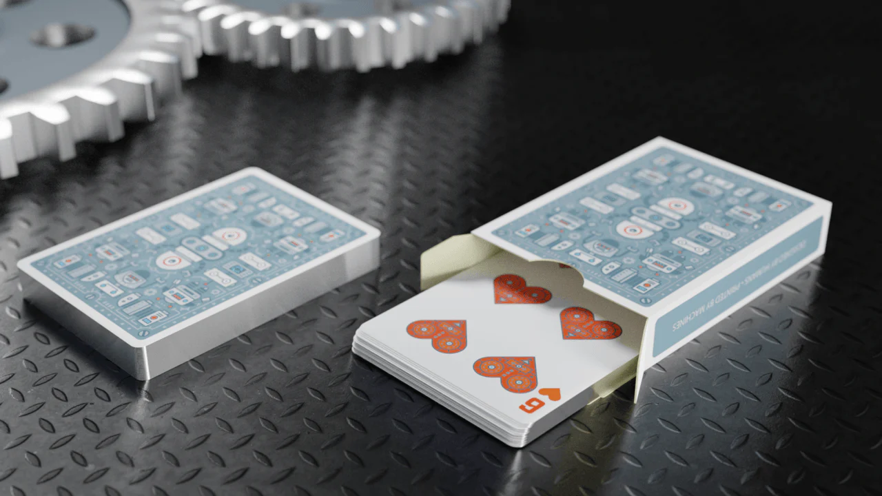 Robot Gilded Bicycle Playing Cards - Image 3