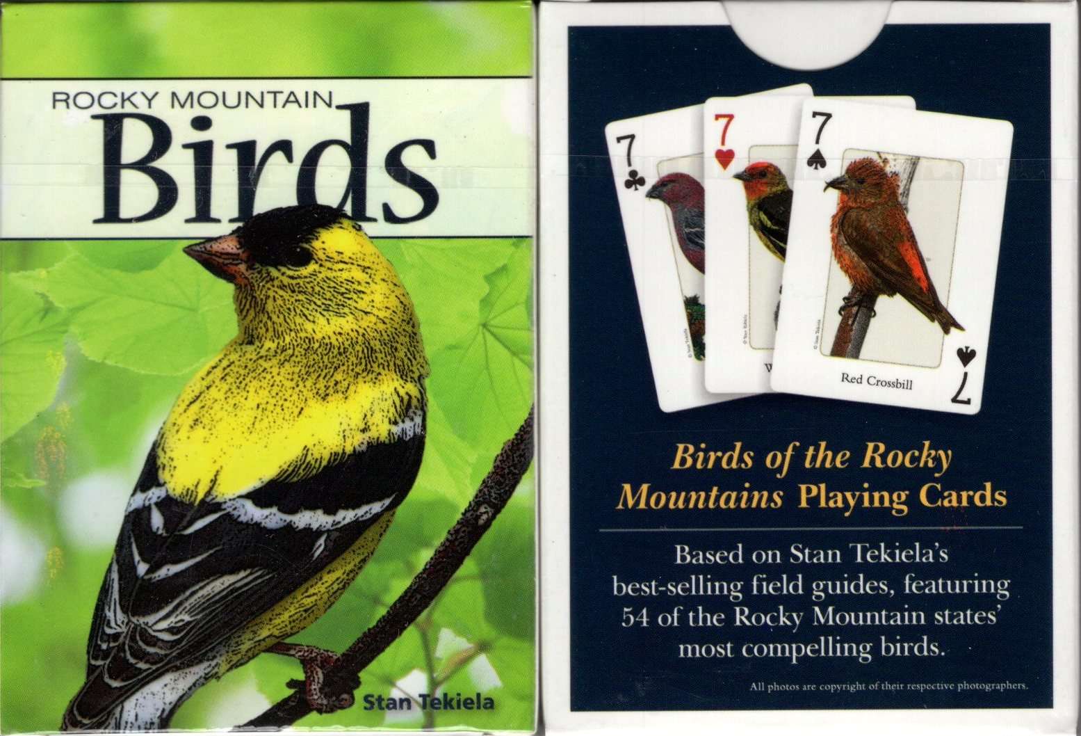 Rocky Mountain Birds Playing Cards