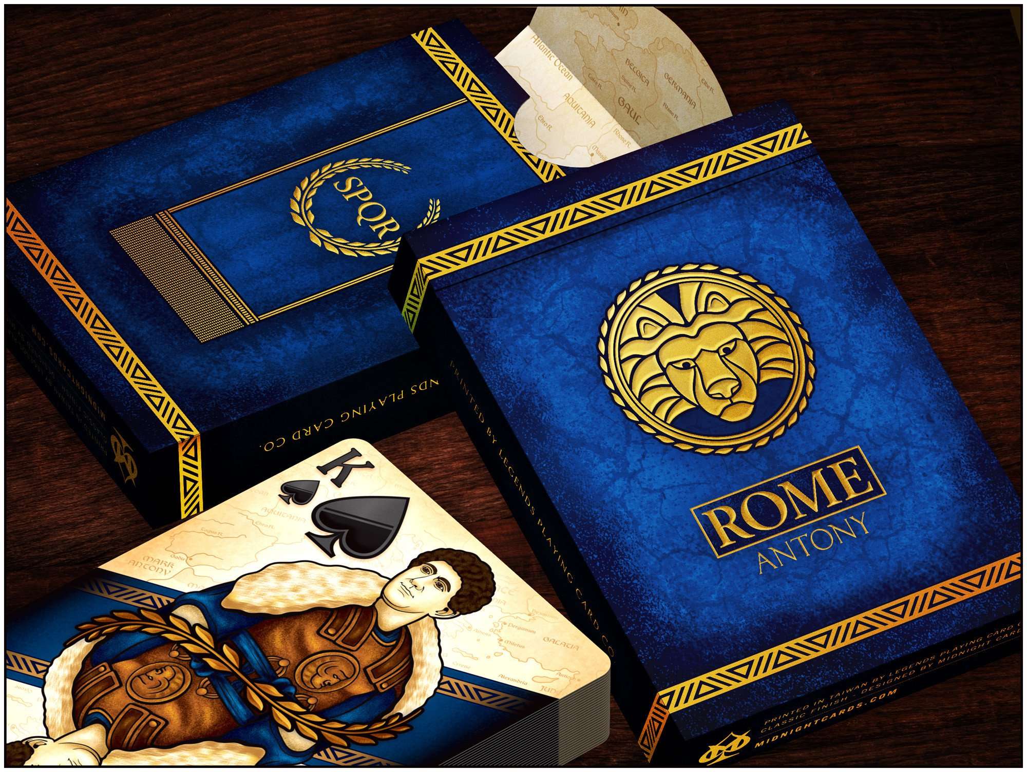 ROME: Antony & Caesar 2 Deck Set Playing Cards LPCC - Image 2