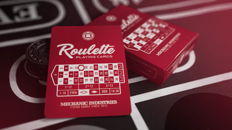 Roulette Red Playing Cards by Mechanic Industries - Image 5