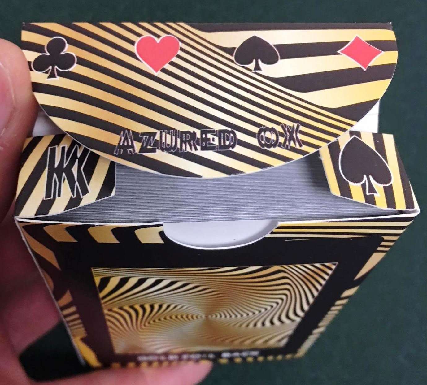 Royal Vortex Gold Foil Playing Cards Gemaco - Image 3