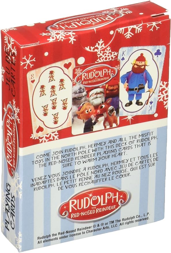 Rudolph Playing Cards by Aquarius - Image 3
