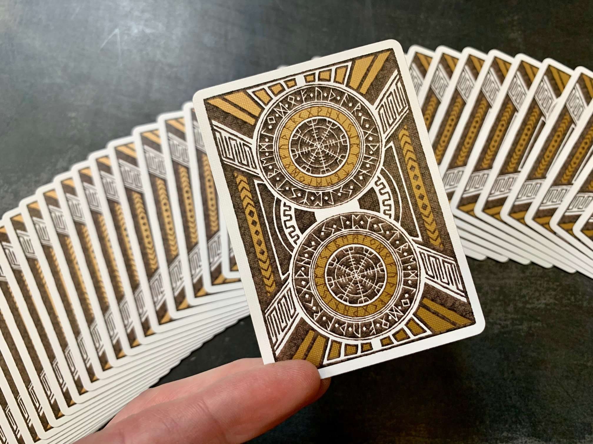 Runes Stripper Bicycle Playing Cards - Image 5