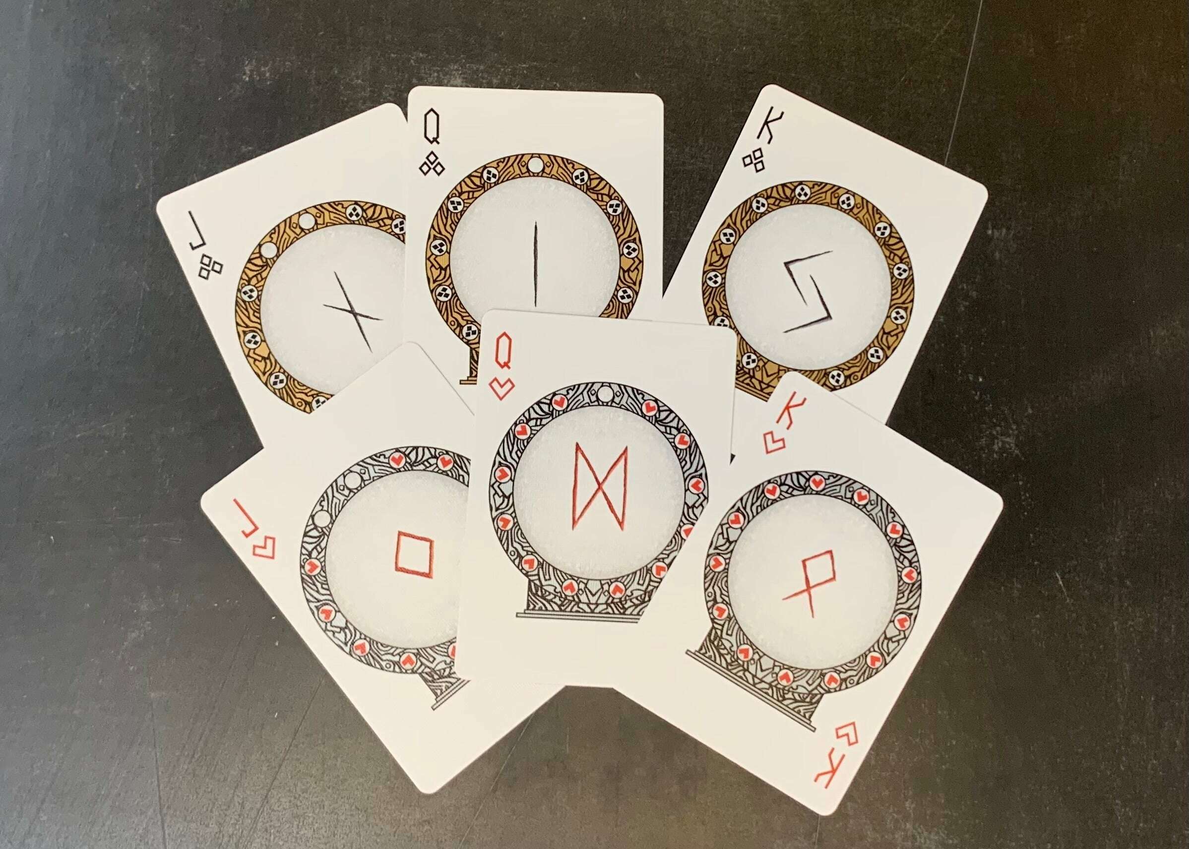 Runes v2 Stripper Bicycle Playing Cards - Image 5