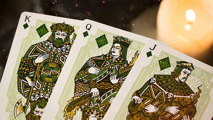 Sacred Fire Emerald Playing Cards TPCC - Image 3