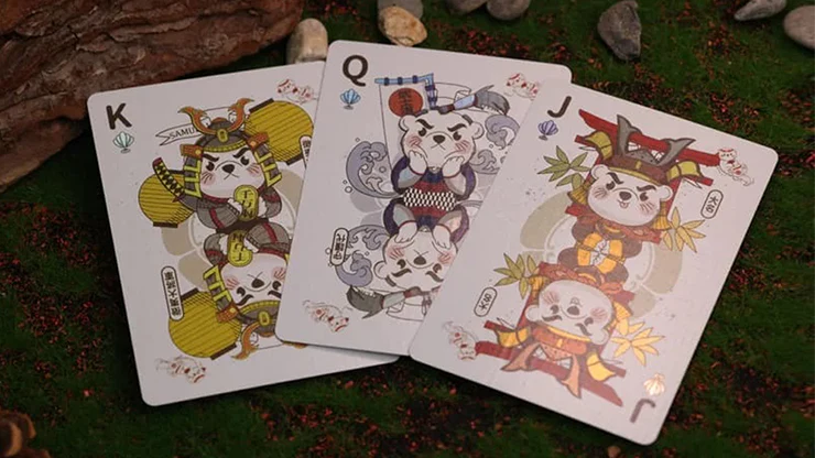 Samurai Otter Playing Cards - Bushido Edition (Scarlet) Playing Cards - Image 6