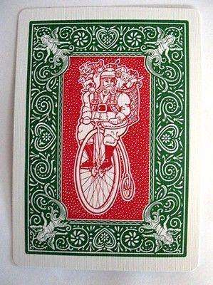 Santa Back Green Bicycle Playing Cards - Image 2