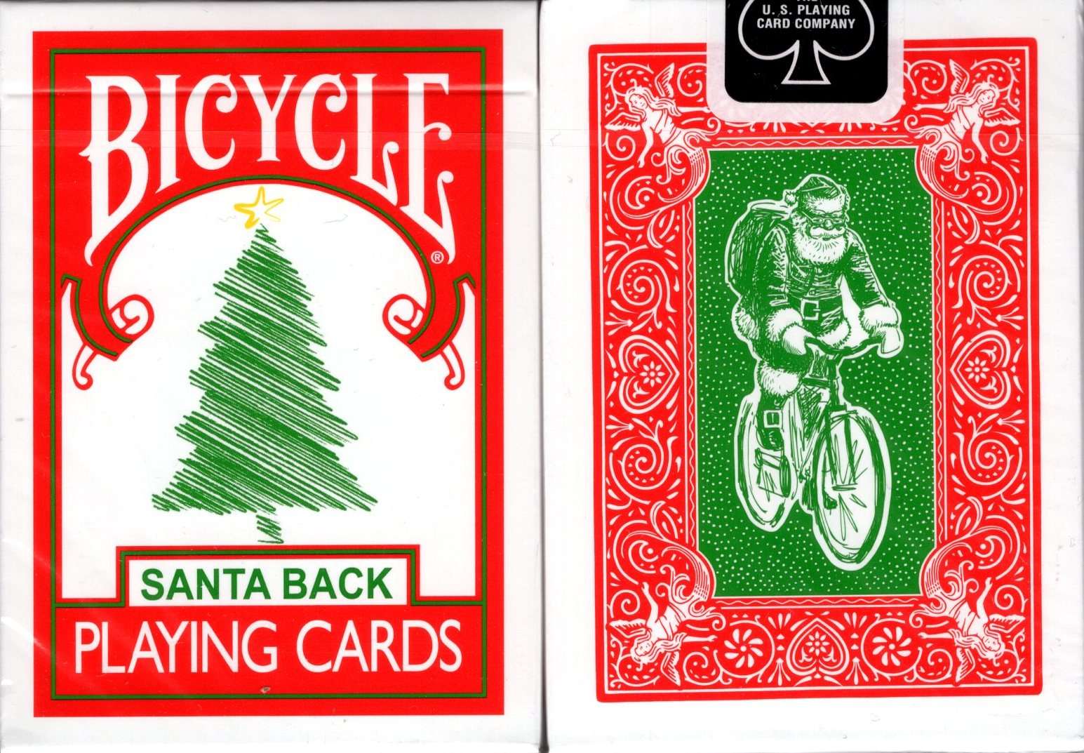 Santa Back v2 Bicycle Playing Cards - Image 2