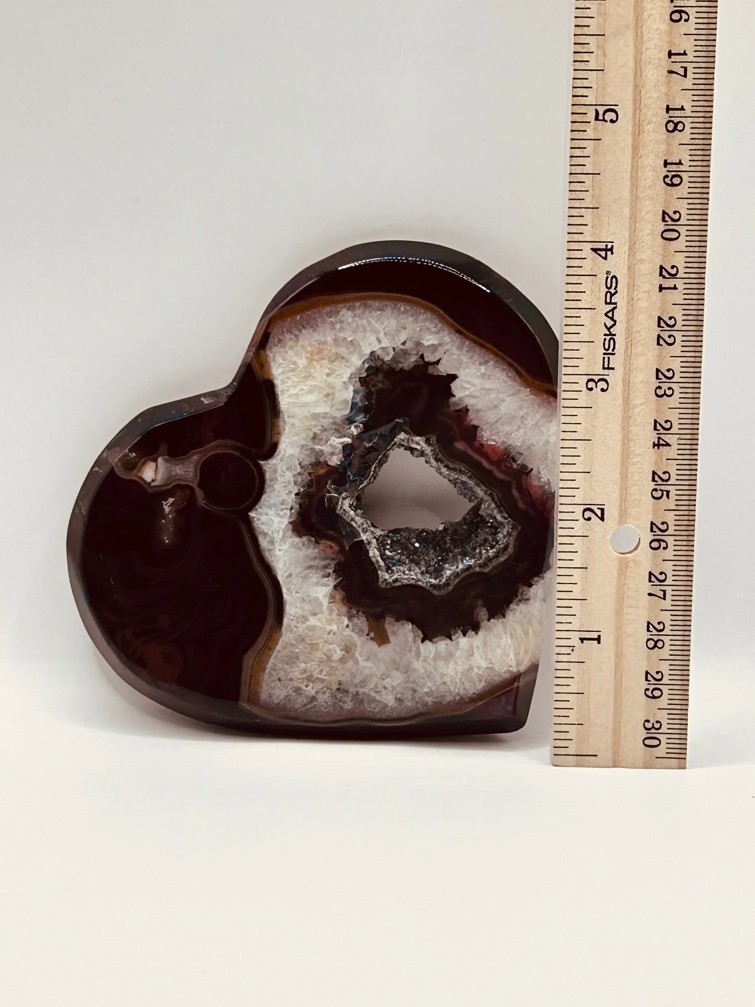 Sardonyx Heart w/Stand - Image 4