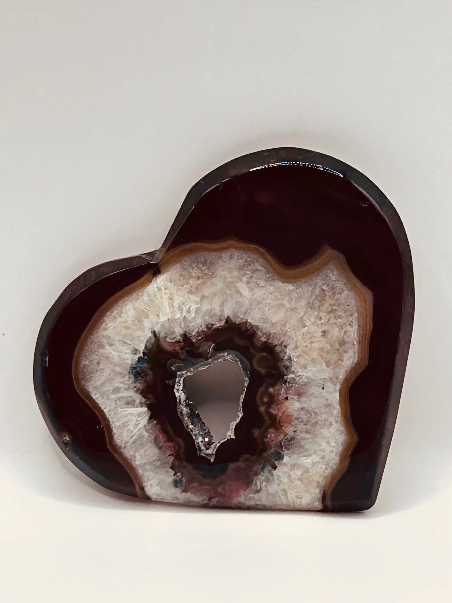 Sardonyx Heart w/Stand - Image 7