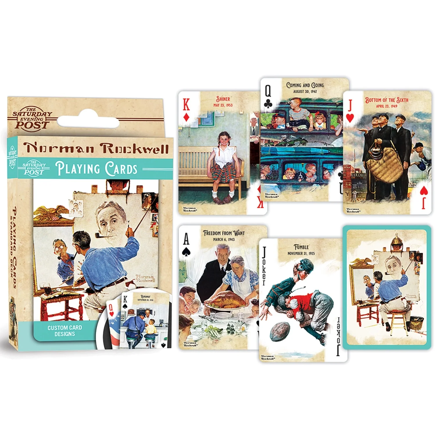 Saturday Evening Post – Norman Rockwell Playing Cards - Officially Licensed - Image 3