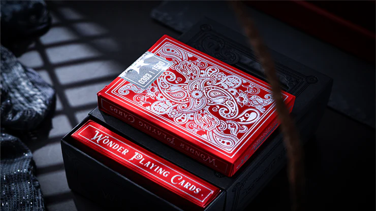 Scarlet Wonder Signature Cold Foil Playing Cards with Numbered Seal - Image 2
