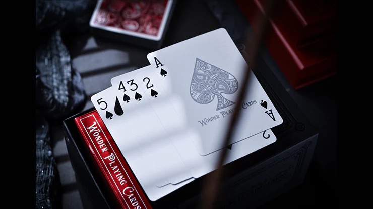 Scarlet Wonder Signature Cold Foil Playing Cards with Numbered Seal - Image 6