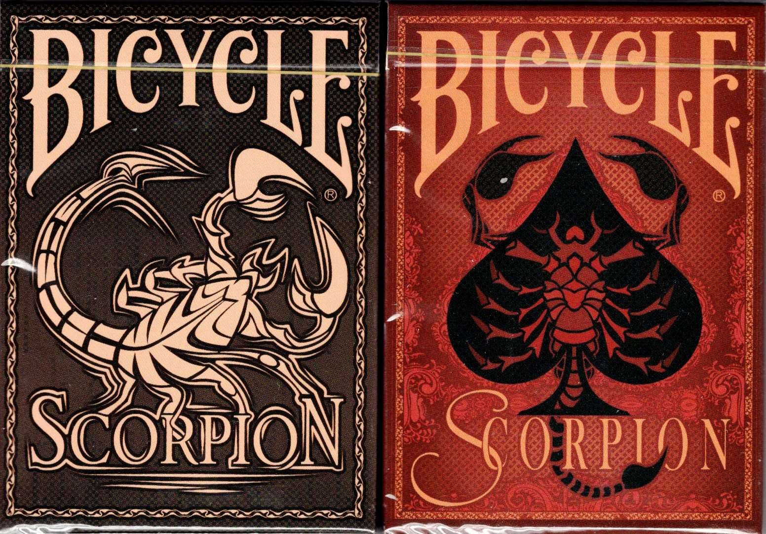 Scorpion Gilded Bicycle Playing Cards