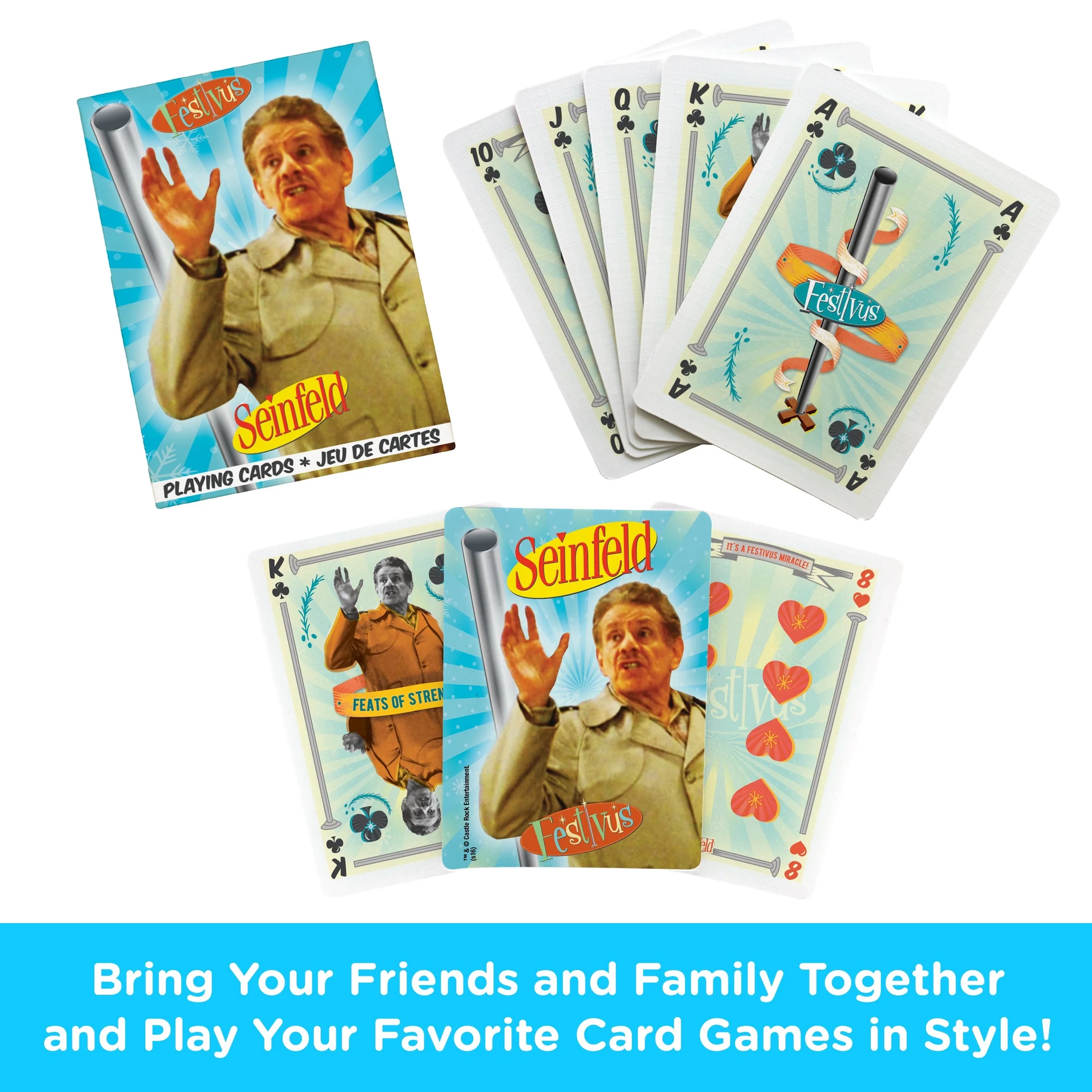 Seinfeld Festivus Playing Cards by Aquarius - Image 3